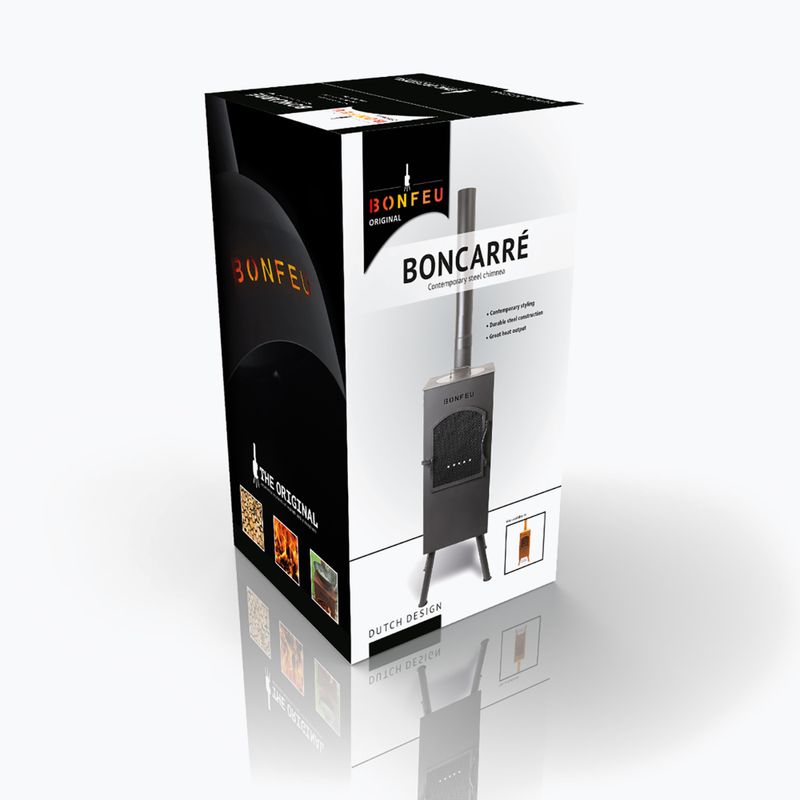 Záhradný krb BonFeu BonCarré black 6