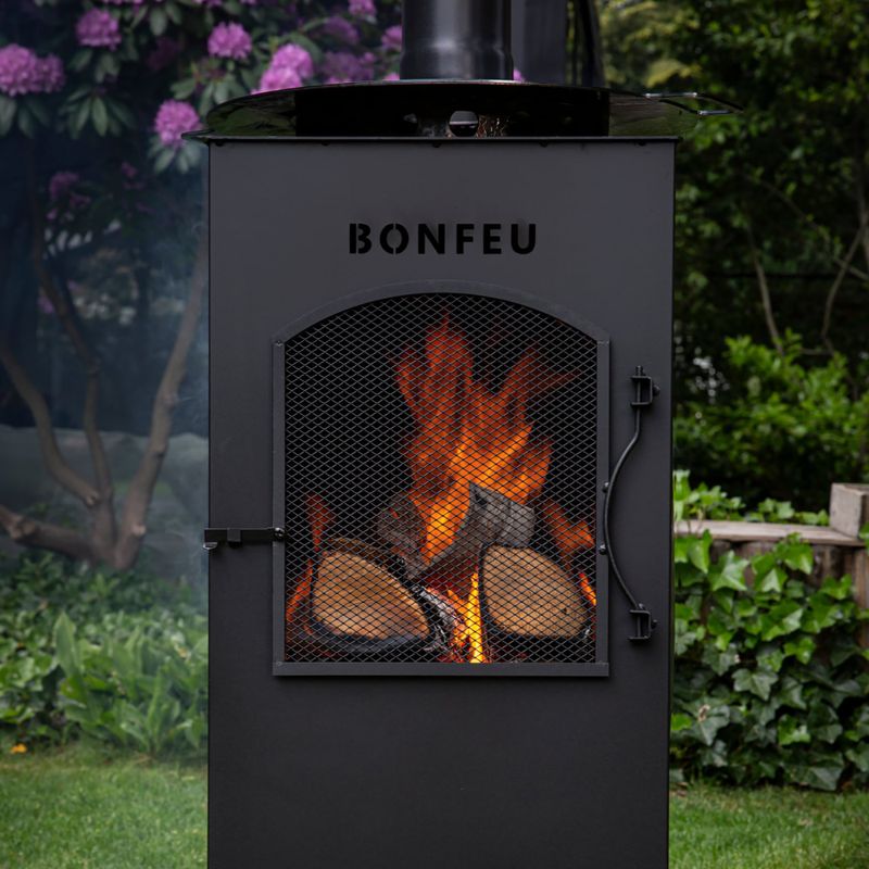 Záhradný krb BonFeu BonCarré black 10