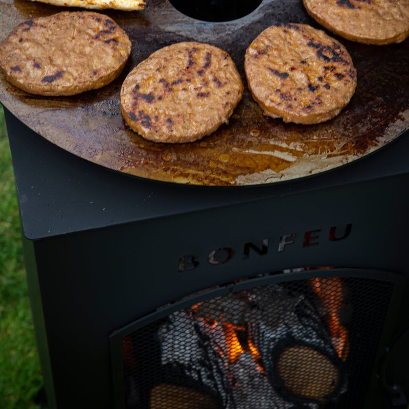 Záhradný krb BonFeu BonCarré black 11