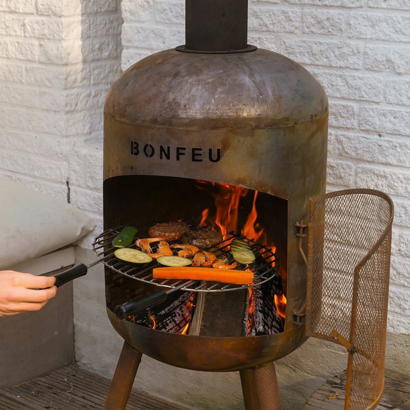 Záhradný krb BonFeu BonBono black 11