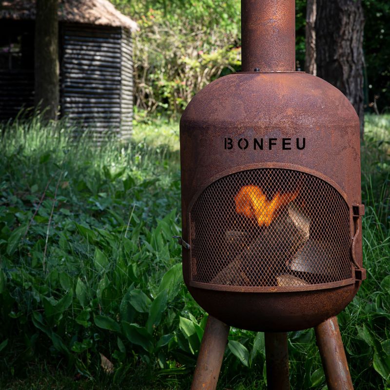 Záhradný krb BonFeu Bonsolo corten 9
