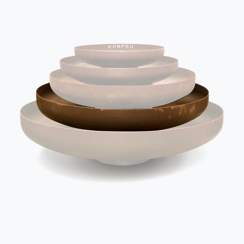 Záhradný krb BonFeu BonBowl corten 3