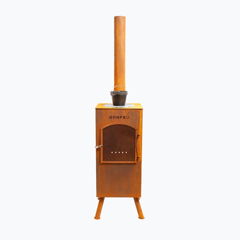 Záhradný krb BonFeu BonCarré corten 4