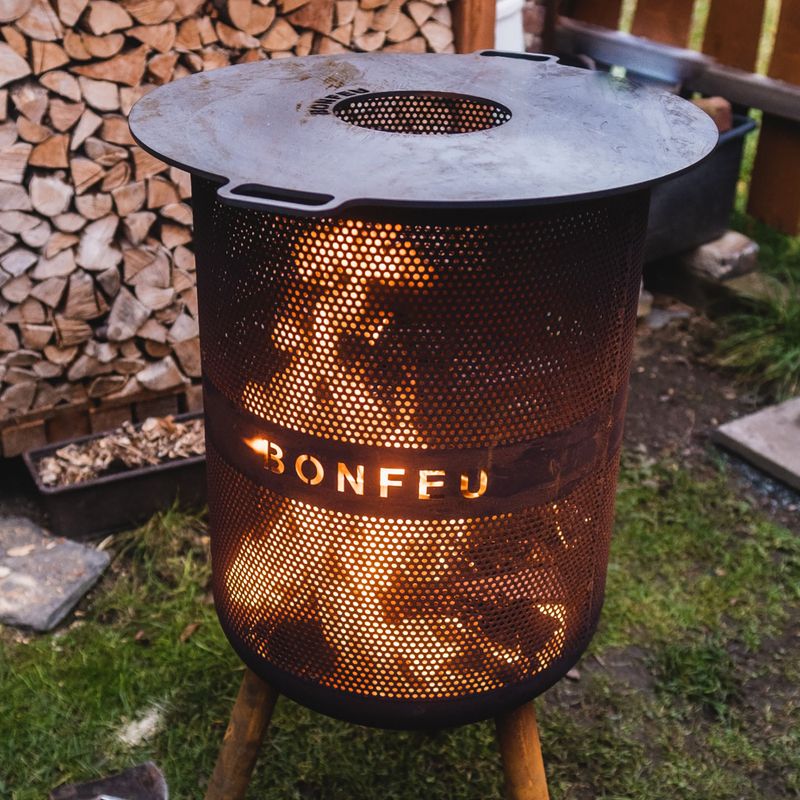 Záhradné ohnisko BonFeu BonVes black 8