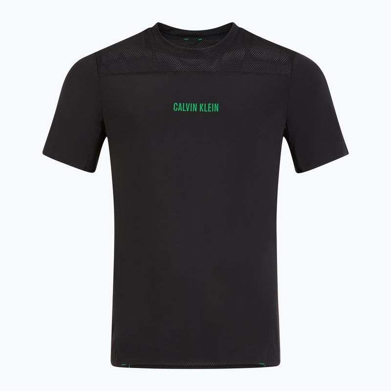Pánske tričko Calvin Klein LVGMS5K188 Baselayer black/blosson green logo