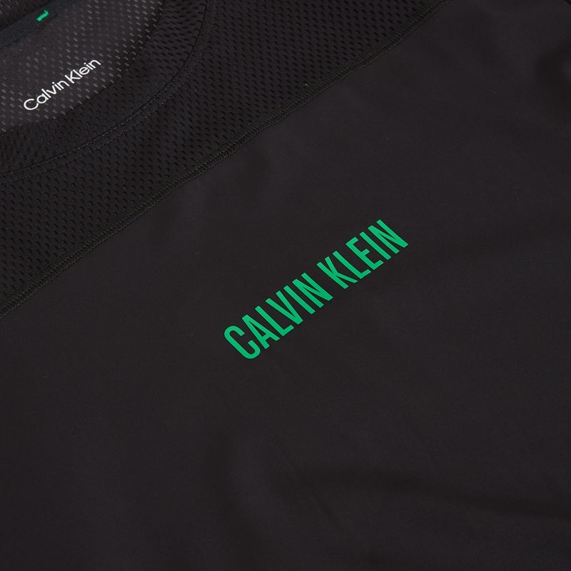 Pánske tričko Calvin Klein LVGMS5K188 Baselayer black/blosson green logo 3