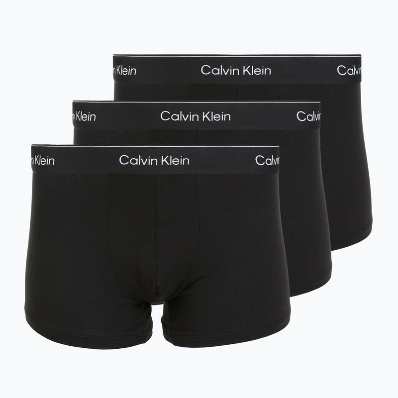 Boxerky Calvin Klein LV00NB4392 Trunk 3 páry black/dyed to mach/white