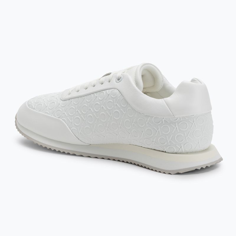 Dámske topánky Calvin Klein HW0HW02574 Runner Lace Up Mono Pu Triple Bright White 3