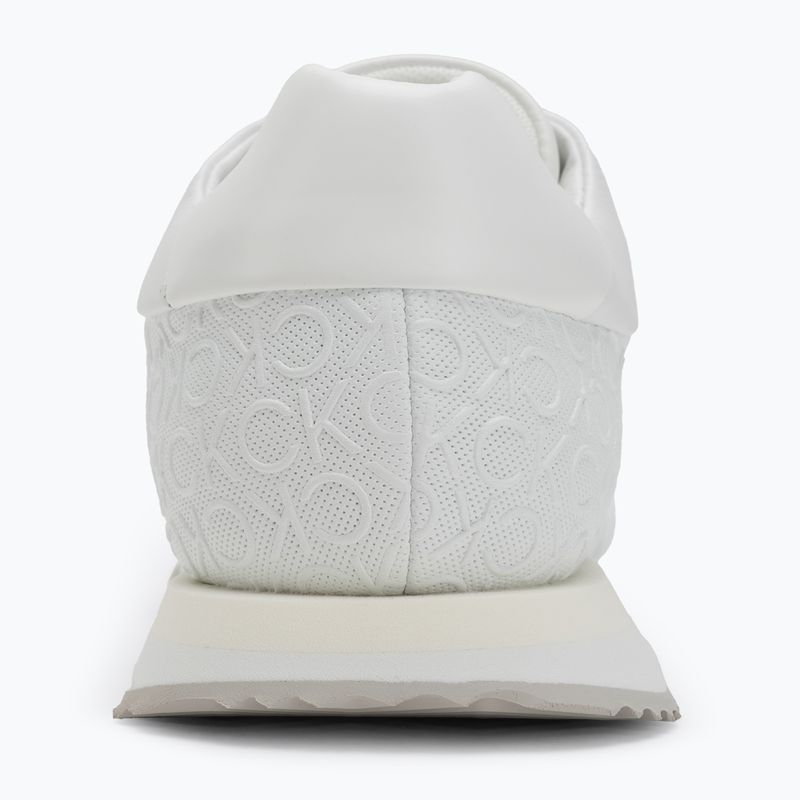 Dámske topánky Calvin Klein HW0HW02574 Runner Lace Up Mono Pu Triple Bright White 6