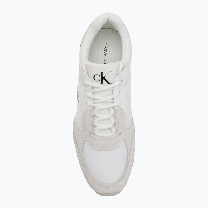 Dámske topánky Calvin Klein YW0YW01644 Runner Laceup Sock Mg Nylon Mix Bright White/Black 5