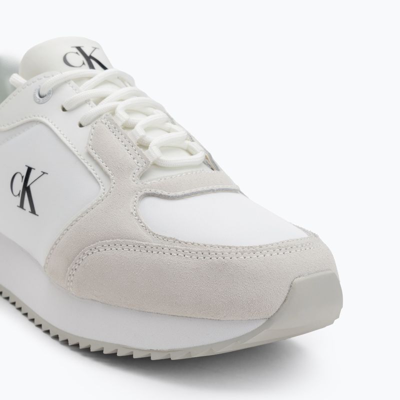 Dámske topánky Calvin Klein YW0YW01644 Runner Laceup Sock Mg Nylon Mix Bright White/Black 7