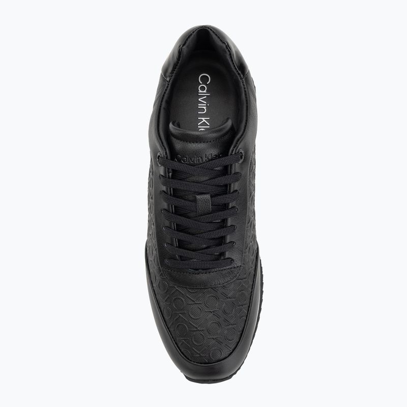 Dámske topánky Calvin Klein HW0HW02574 Runner Lace Up Mono Pu Triple Bright White 5