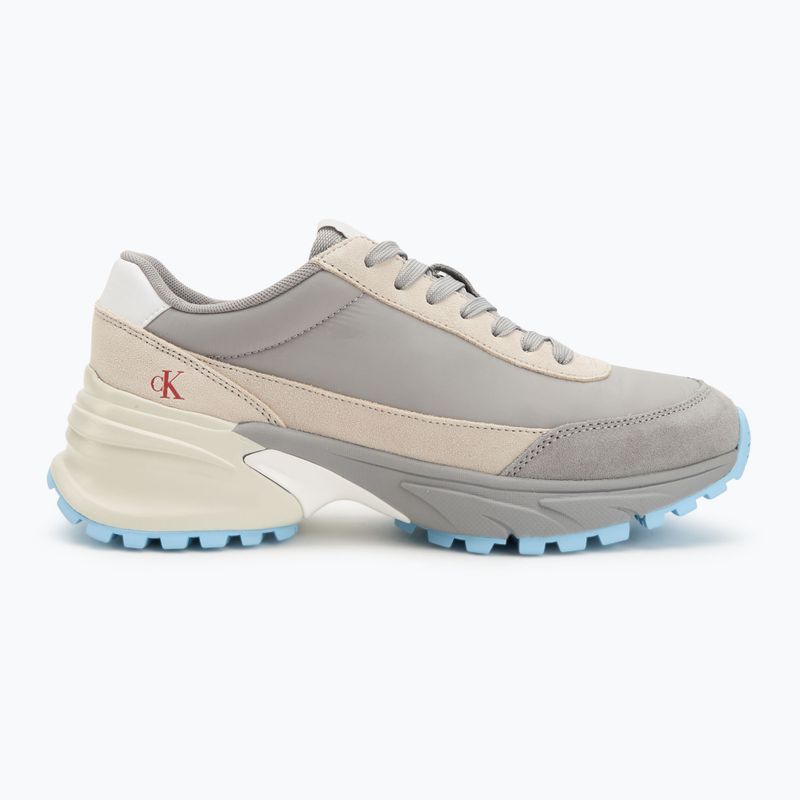 Dámske topánky Calvin Klein YW0YW01852 Hike Runner Mg Nylon Mix formal gray/eggsshell creamy/white 2