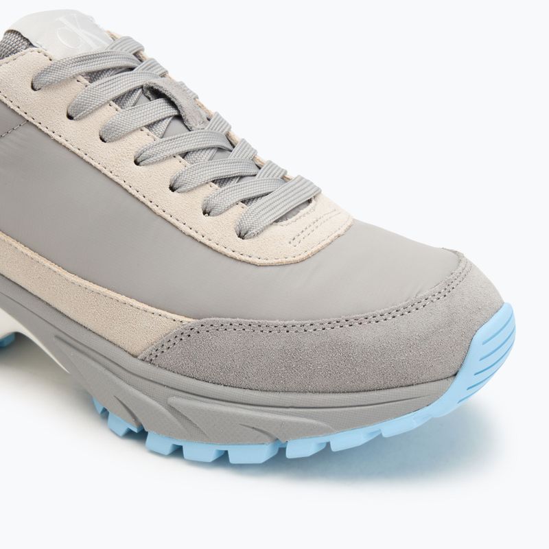 Dámske topánky Calvin Klein YW0YW01852 Hike Runner Mg Nylon Mix formal gray/eggsshell creamy/white 7