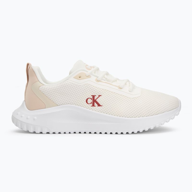 Dámske topánky Calvin Klein YW0YW01851 Eva Runner L-Up Mix Mesh Logo Ck bright white/black 2