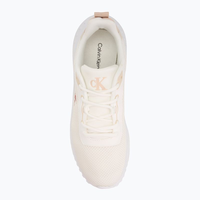 Dámske topánky Calvin Klein YW0YW01851 Eva Runner L-Up Mix Mesh Logo Ck bright white/black 5