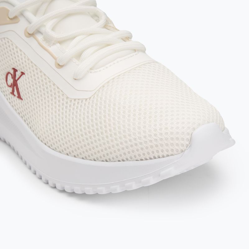 Dámske topánky Calvin Klein YW0YW01851 Eva Runner L-Up Mix Mesh Logo Ck bright white/black 7