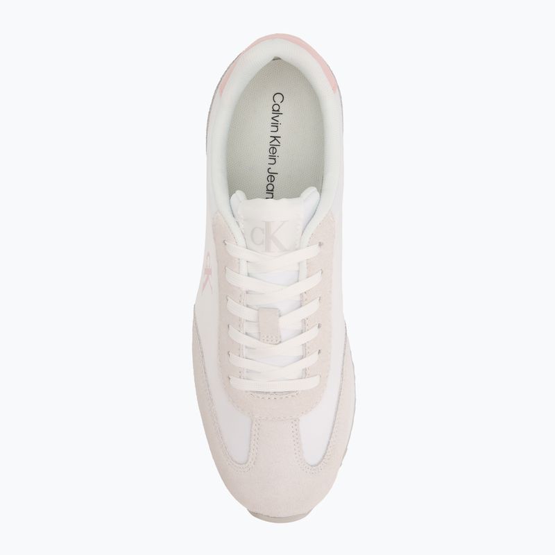 Dámske topánky Calvin Klein YW0YW01828 Caleup Mg Nylon Mix Bright White/Sweet Pink 5