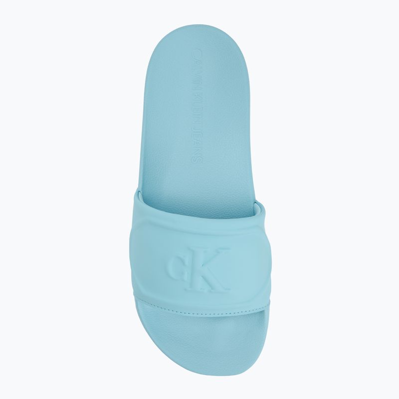 Dámske šľapky Calvin Klein YW0YW01879 Pu Hf Mg blue danube 5