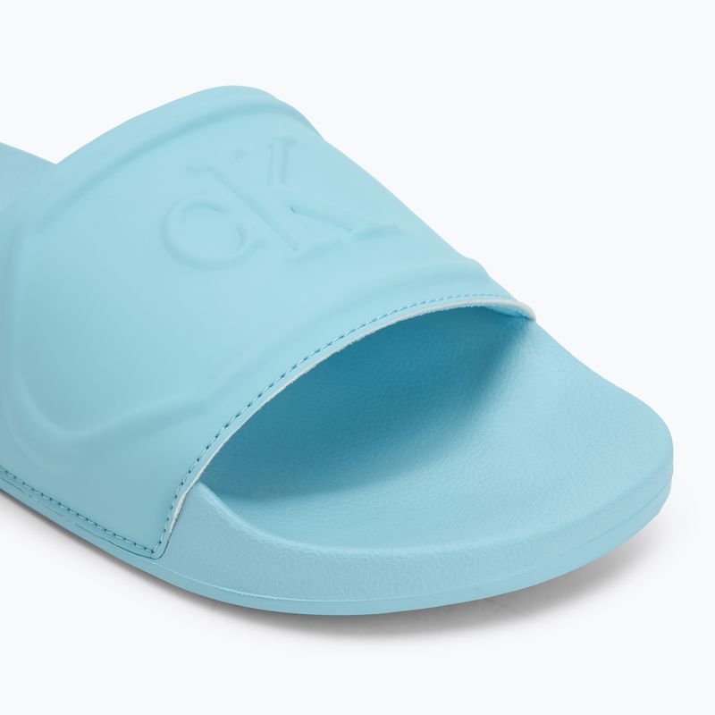 Dámske šľapky Calvin Klein YW0YW01879 Pu Hf Mg blue danube 7