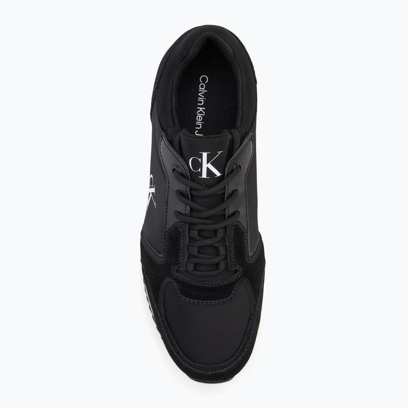 Dámske topánky Calvin Klein YW0YW01644 Runner Laceup Sock Mg Nylon Mix black 5