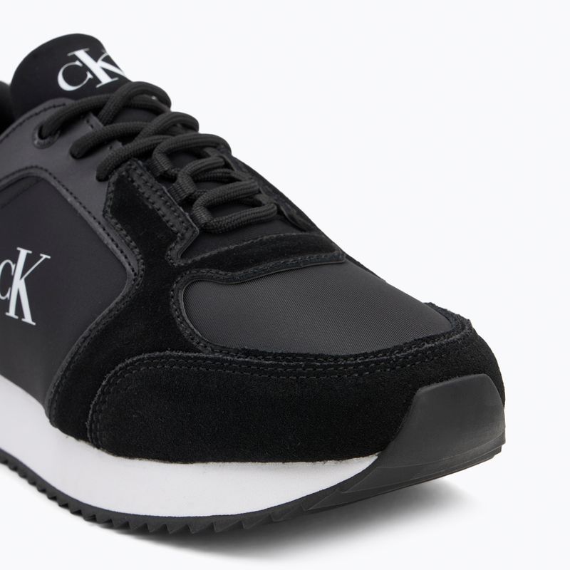 Dámske topánky Calvin Klein YW0YW01644 Runner Laceup Sock Mg Nylon Mix black 7