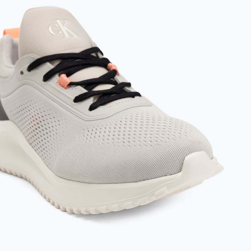 Dámske topánky Calvin Klein YW0YW01855 Eva Runner Sock Mg Tech Mix monstruck/creamy white/orange 7
