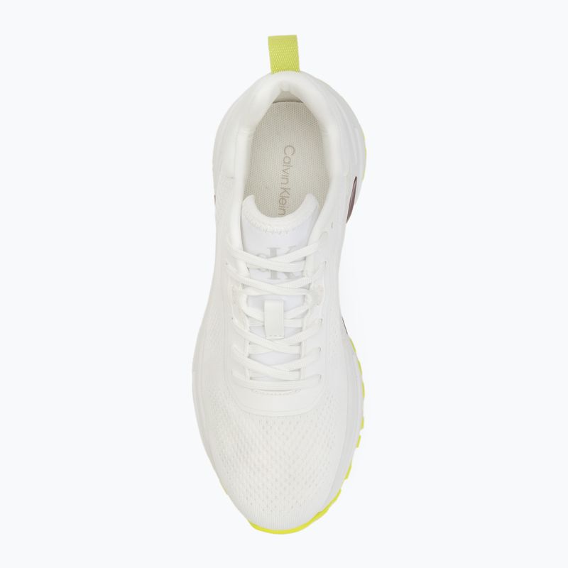 Dámske topánky Calvin Klein YW0YW01856 Hike Runner Mg Tech Knit bright white wild lime/andora 5