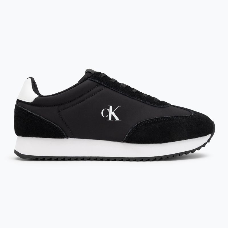 Dámske topánky Calvin Klein YW0YW01828 Caleup Mg Nylon Mix Black/Bright White 2