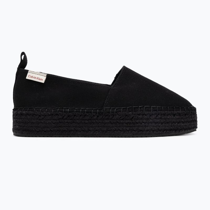 Dámske espadrilky Calvin Klein YW0YW01871 Platform ML CS ck black 2