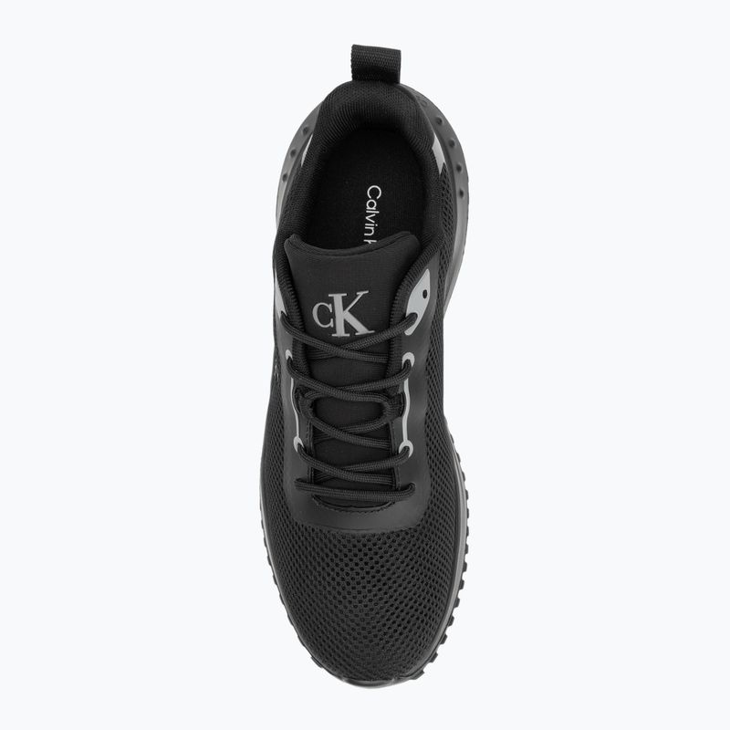 Dámske topánky Calvin Klein YW0YW01851 Eva Runner L-Up Mix Mesh Logo Ck black/mockingbird 5
