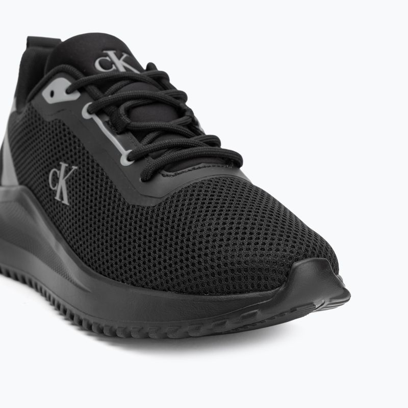 Dámske topánky Calvin Klein YW0YW01851 Eva Runner L-Up Mix Mesh Logo Ck black/mockingbird 7