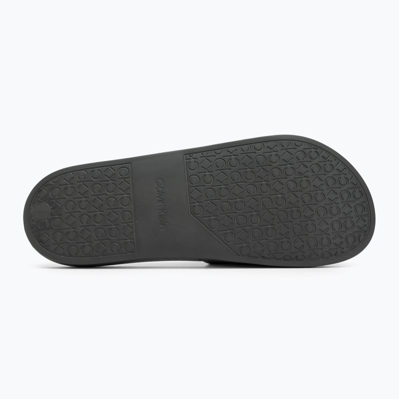 Calvin Klein pánske žabky HM0HM00455 Pool Slide Rubber dark olive 4