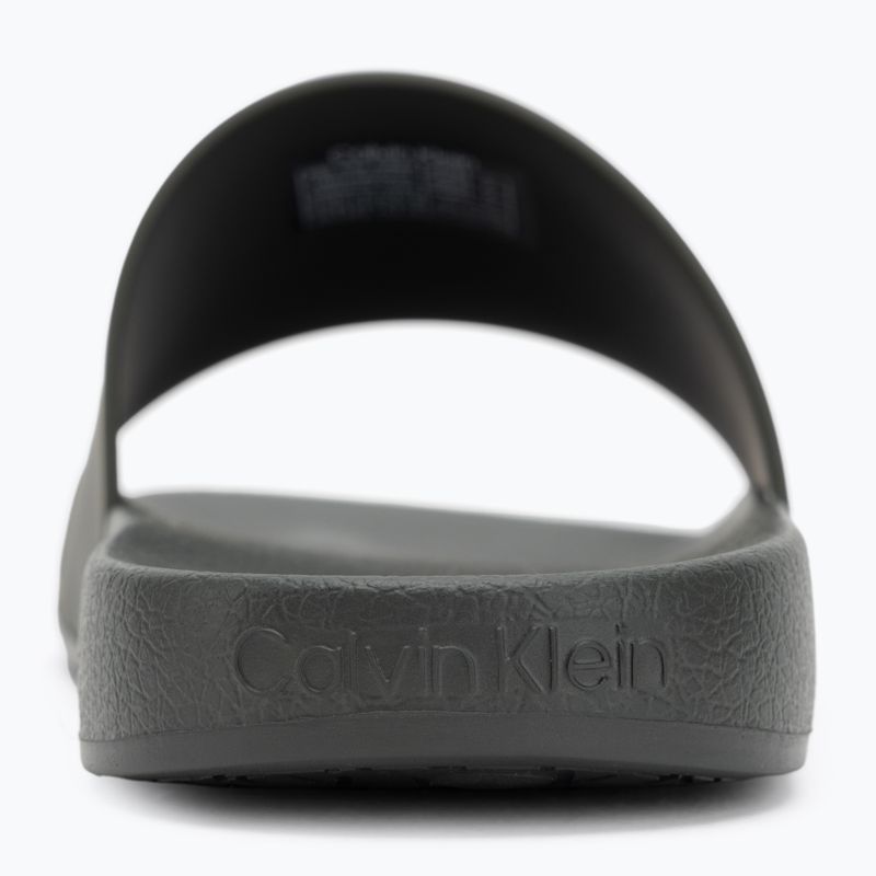 Calvin Klein pánske žabky HM0HM00455 Pool Slide Rubber dark olive 6
