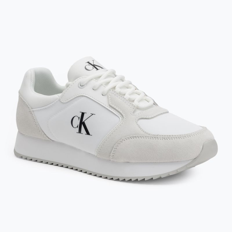 Pánske topánky Calvin Klein YM0YM01326 Retro Runner Sock Lace Up Ny-Su Bright White/Black