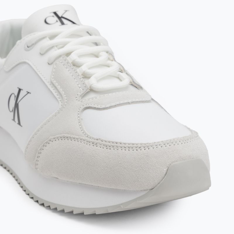 Pánske topánky Calvin Klein YM0YM01326 Retro Runner Sock Lace Up Ny-Su Bright White/Black 7