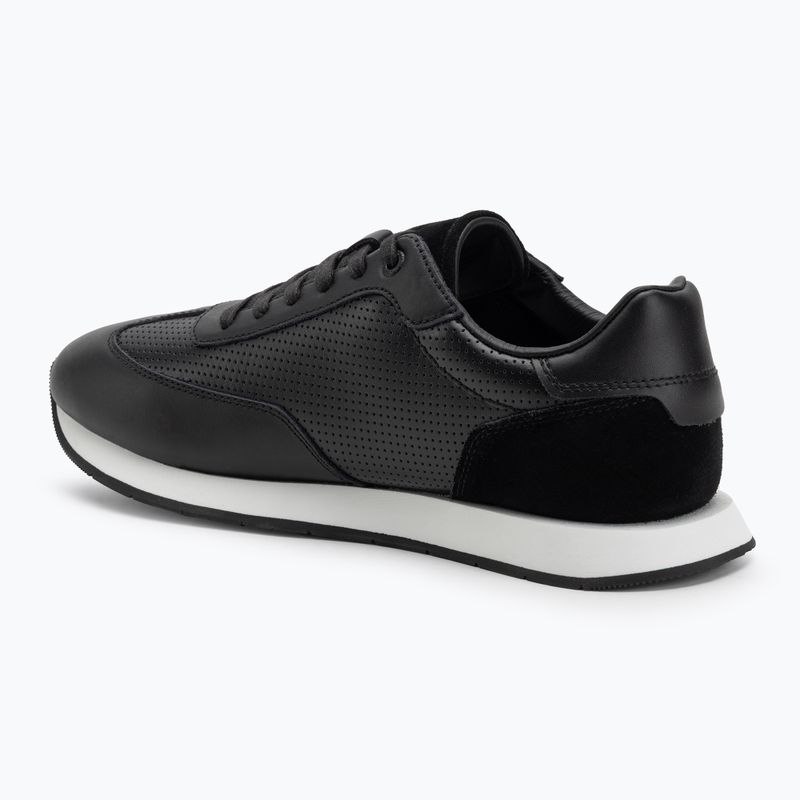 Pánske topánky Calvin Klein HM0HM01871 Low Prof Runn Laceup Perf Lth Black/Bright White 3