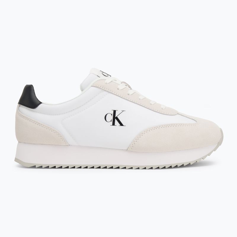 Pánske topánky Calvin Klein YM0YM01325 Retro Runner Lace Up Ny-Su Bright White/Black 2