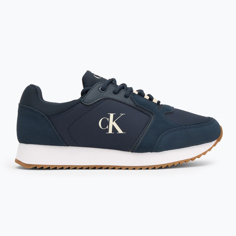 Pánske topánky Calvin Klein YM0YM01326 Retro Runner Sock Lace Up Ny-Su Calvin Navy/Bright White/Gum 2
