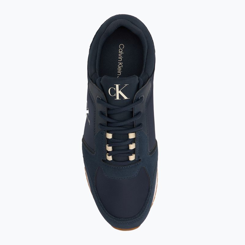 Pánske topánky Calvin Klein YM0YM01326 Retro Runner Sock Lace Up Ny-Su Calvin Navy/Bright White/Gum 5