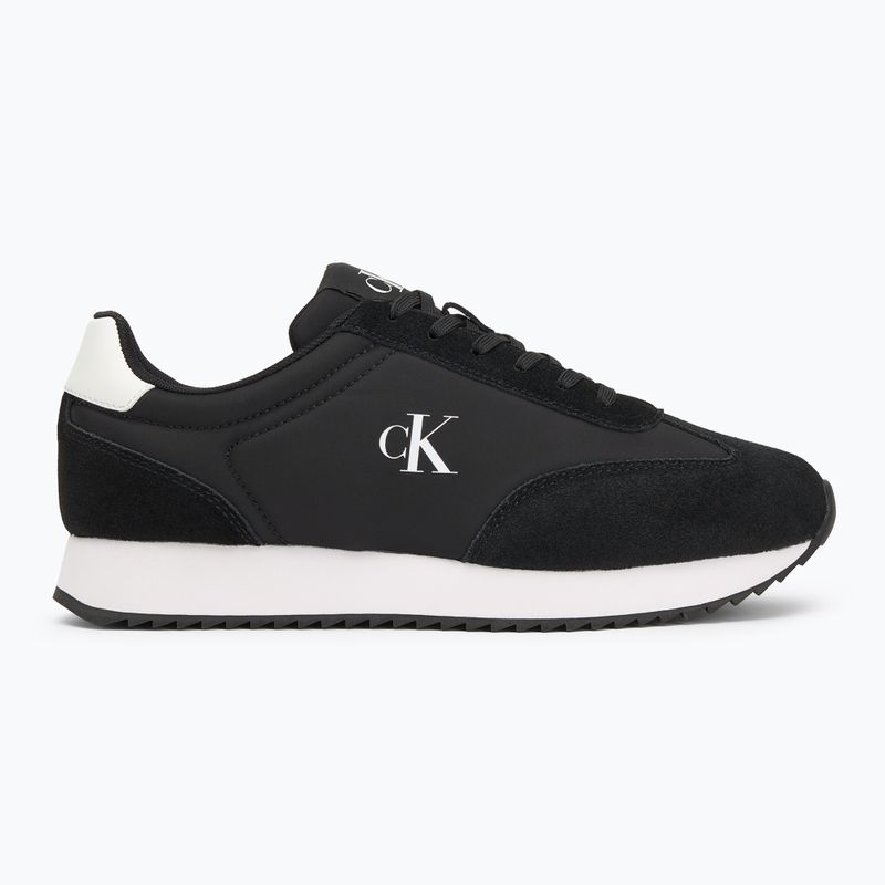 Pánske topánky Calvin Klein YM0YM01325 Retro Runner Lace Up Ny-Su Black/Bright White 2