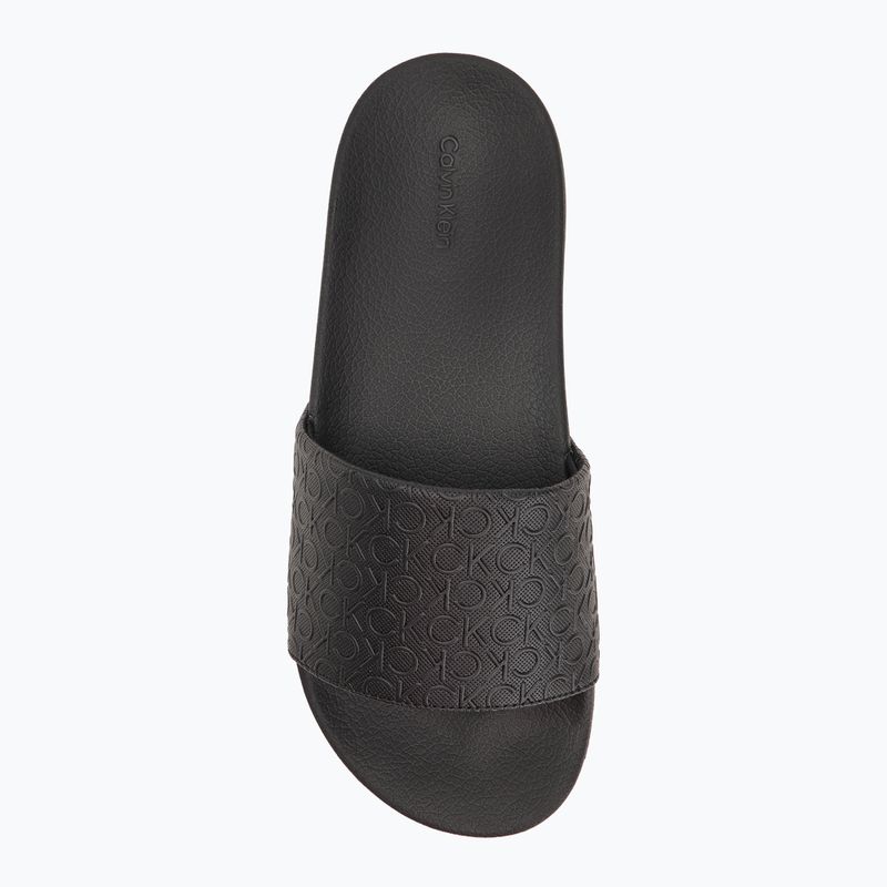Dámske šľapky Calvin Klein HW0HW02541 Pool Slide Mono Ck Black 5