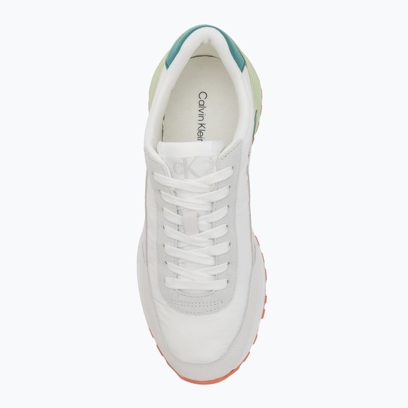 Pánske topánky Calvin Klein YM0YM01292 Hike Runner Casual Ny-Su Bright White/Wild Green/Tigerilily 5