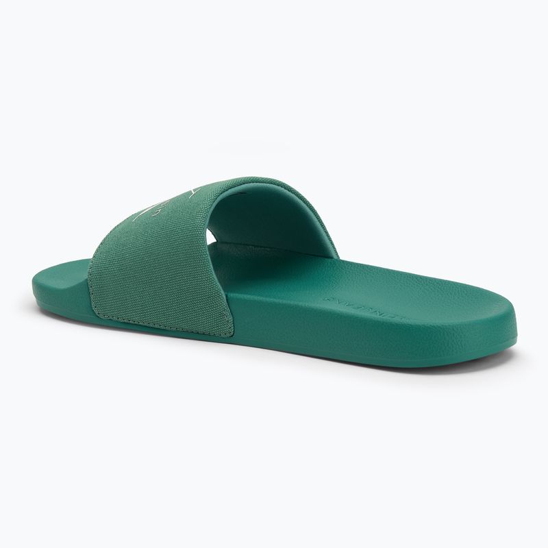 Pánske šľapky Calvin Klein YM0YM01367 Monologo CV Wild Green 3
