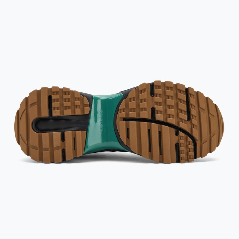 Pánske topánky Calvin Klein YM0YM01284 Hike Runner Tech Knit Ck Black/Grain Brown/Wild Green 4