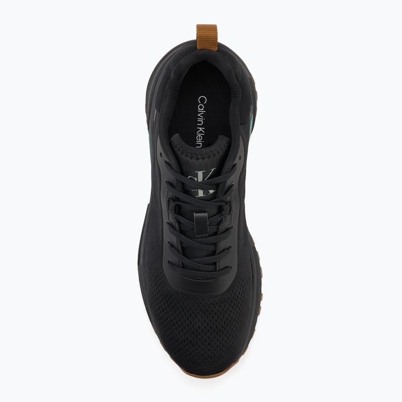 Pánske topánky Calvin Klein YM0YM01284 Hike Runner Tech Knit Ck Black/Grain Brown/Wild Green 5