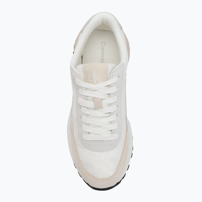 Dámske topánky  Calvin Klein Hike Runner Mg Nylon Perl bright white/silver creamy 5