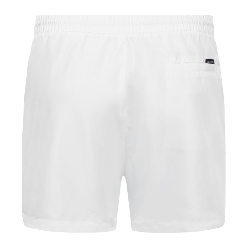 Pánske plavecké šortky Calvin Klein Medium Drawstring white 2