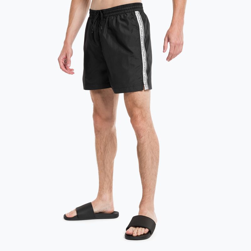 Pánske plavecké šortky Calvin Klein Medium Drawstring black 3