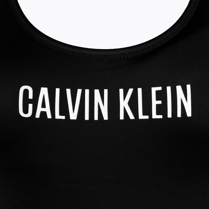 Dámske jednodielne plavky Calvin Klein Scoop Back Black 3